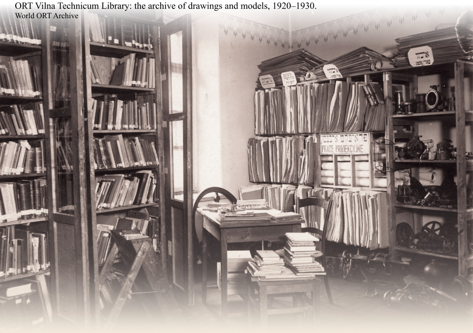 ORT Vilna Technicum Library: the archive of drawings and models, 1920�1930. World ORT Archive